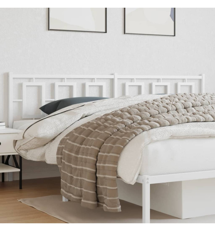 Tête de lit métal blanc 193 cm | Mobilier & Déco