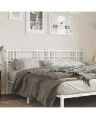 Tête de lit métal blanc 200 cm | Mobilier & Déco
