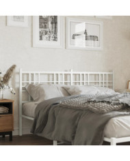 Tête de lit métal blanc 150 cm | Mobilier & Déco