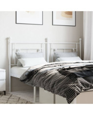 Tête de lit métal blanc 160 cm | Mobilier & Déco