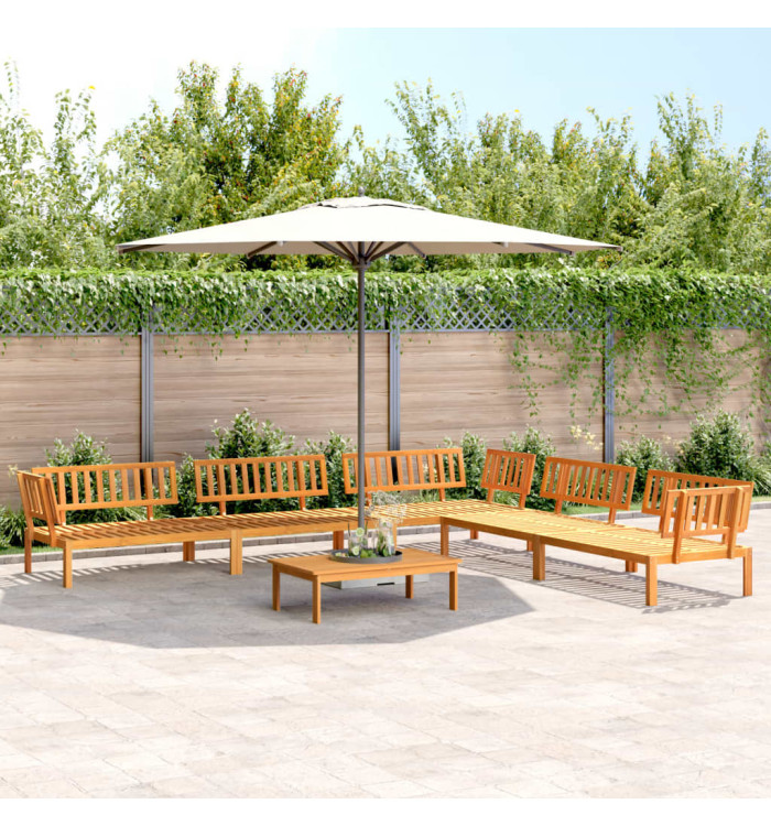 Salon palette de jardin 6 pcs bois d'acacia massif | Mobilier & Déco