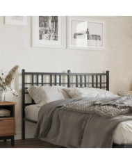 Tête de lit métal noir 120 cm | Mobilier & Déco
