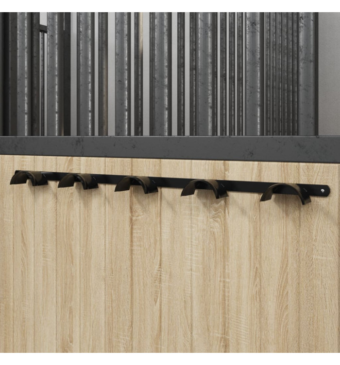 Porte-bride pour 5 brides noir fer | Mobilier & Déco