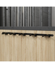 Porte-bride pour 5 brides noir fer | Mobilier & Déco