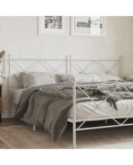 Tête de lit métal blanc 200 cm | Mobilier & Déco