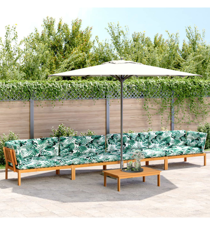 Salon palette de jardin avec coussins 5pcs bois d'acacia massif | Mobilier & Déco