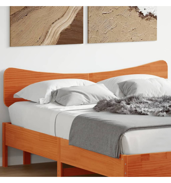 Tête de lit cire marron 150 cm bois massif de pin | Mobilier & Déco