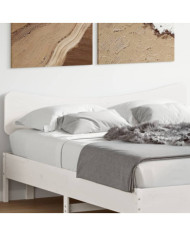 Tête de lit blanc 150 cm bois massif de pin | Mobilier & Déco