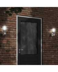 Applique murale d'extérieur et capteur argenté acier inoxydable | Mobilier & Déco