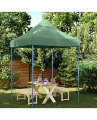 Tente de réception pliable escamotable vert 200x200x306 cm | Mobilier & Déco
