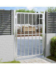 Portail de jardin 100x125 cm acier inoxydable | Mobilier & Déco
