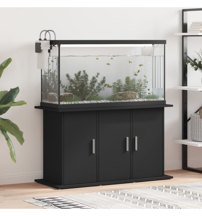 Support pour aquarium noir 101x41x58 cm bois d'ingénierie | Mobilier & Déco
