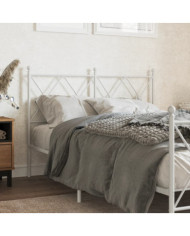 Tête de lit métal blanc 120 cm | Mobilier & Déco
