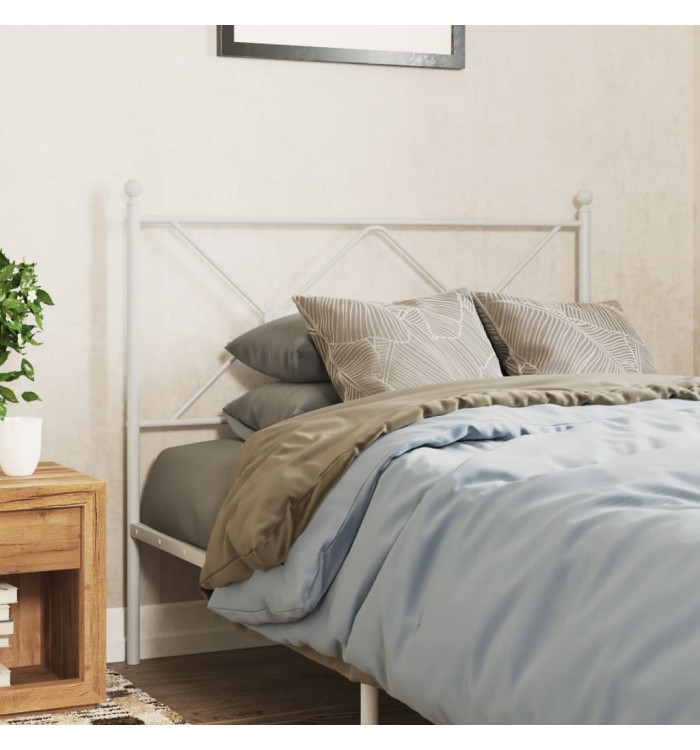 Tête de lit métal blanc 100 cm | Mobilier & Déco