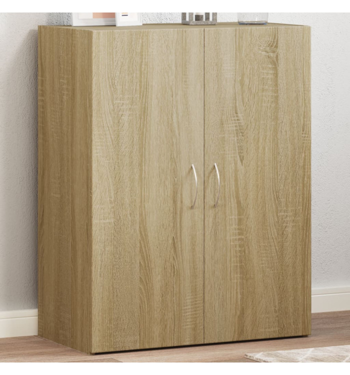 Armoire de classement chêne sonoma bois d'ingénierie | Mobilier & Déco