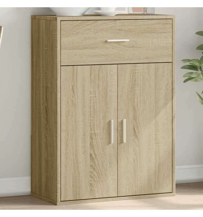 Buffet chêne sonoma 60x30x84 cm bois d'ingénierie | Mobilier & Déco
