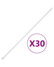 Goulottes de câble avec pinces Ø16 mm 30 m PVC | Mobilier & Déco