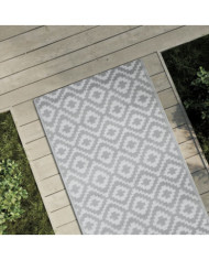 Tapis d'extérieur ARAKIL gris 80 x 150 cm PP | Mobilier & Déco