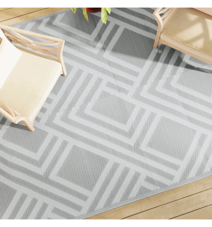Tapis d'extérieur ARAKIL Gris 190x290 cm PP | Mobilier & Déco
