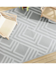 Tapis d'extérieur ARAKIL Gris 190x290 cm PP | Mobilier & Déco