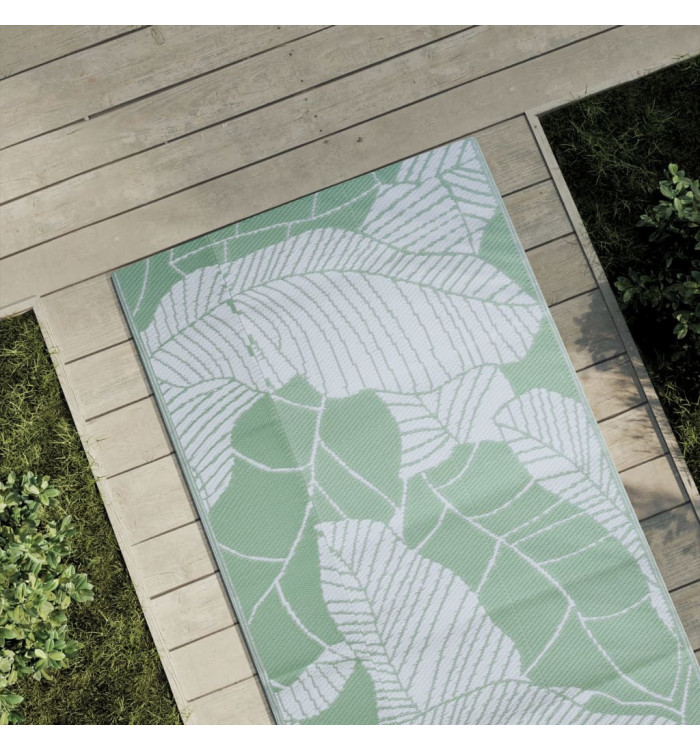 Tapis d'extérieur ARAKIL vert 80x250 cm PP | Mobilier & Déco
