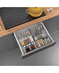 Metaltex Étagère à épices extensible à 4 niveaux X-Pand 2 pcs noir | Mobilier & Déco