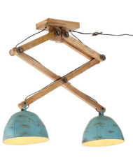 Plafonnier 25 W bleu délavé 29x18x85 cm E27 | Mobilier & Déco