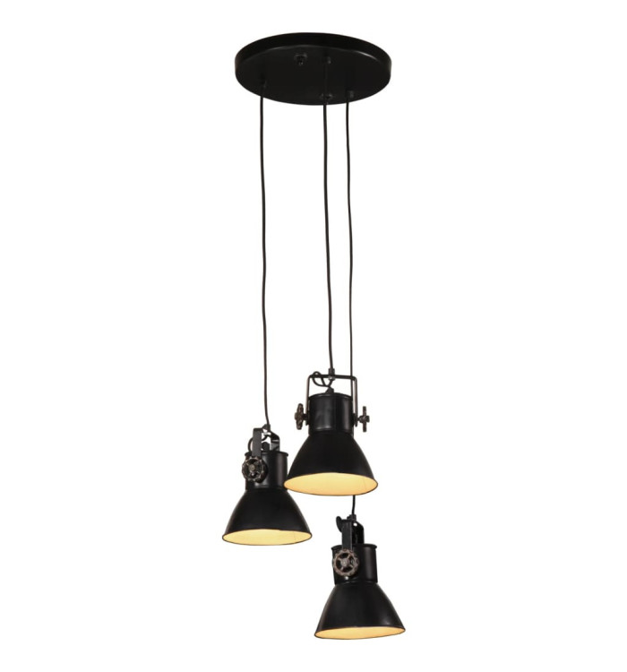 Lampe suspendue 25 W noir 30x30x100 cm E27 | Mobilier & Déco
