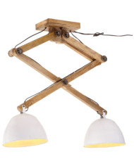 Plafonnier 25 W blanc 29x18x85 cm E27 | Mobilier & Déco