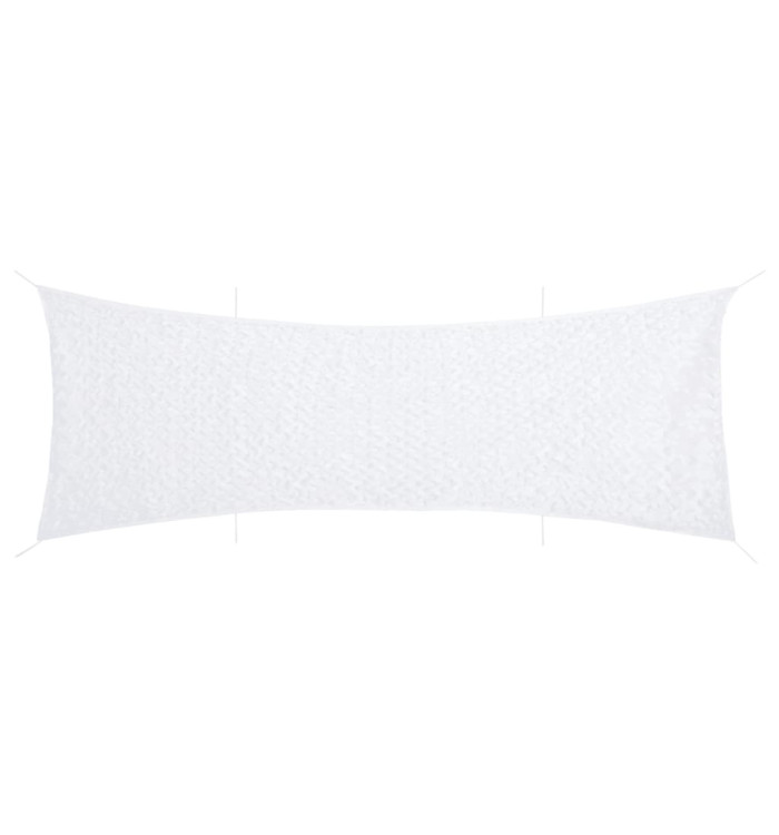 Filet de camouflage avec sac de rangement 753x199 cm blanc | Mobilier & Déco