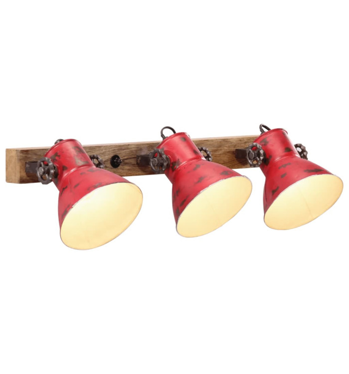 Lampe murale 25 W rouge délavé 65x25 cm E27 | Mobilier & Déco