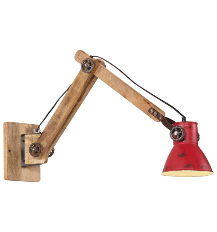 Lampe murale 25 W rouge délavé 96x15x20 cm E27 | Mobilier & Déco