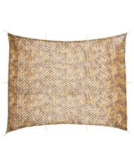Filet de camouflage avec sac de rangement 618x512 cm sable | Mobilier & Déco