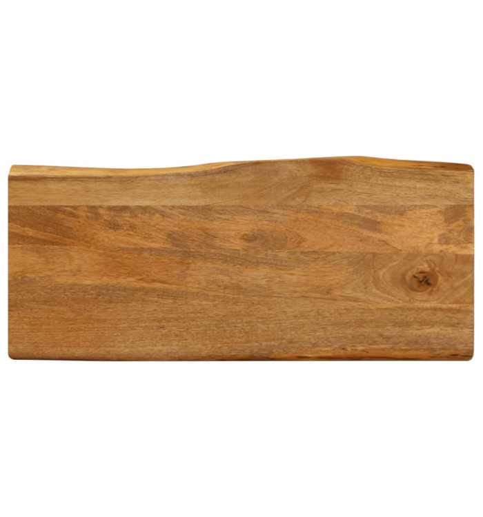 Dessus de table 90x40x2,5 cm bord vivant bois massif manguier | Mobilier & Déco