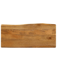 Dessus de table 90x40x2,5 cm bord vivant bois massif manguier | Mobilier & Déco