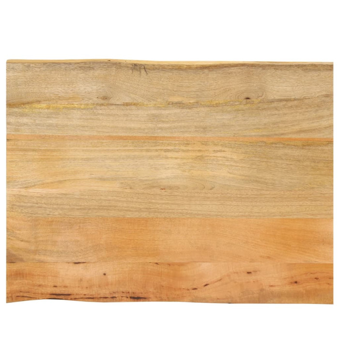 Dessus de table 90x60x2,5 cm bord vivant bois massif manguier | Mobilier & Déco