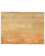 Dessus de table 90x60x2,5 cm bord vivant bois massif manguier | Mobilier & Déco