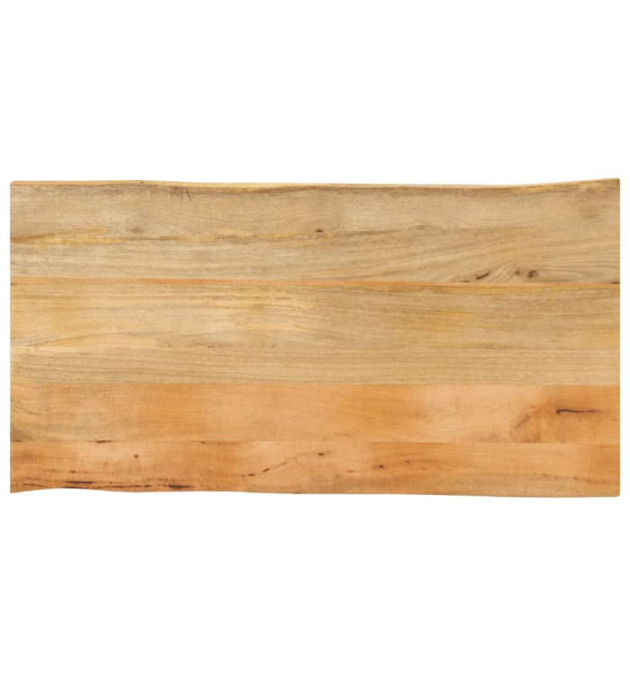 Dessus de table 120x60x2,5 cm bord vivant bois massif manguier | Mobilier & Déco