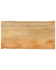 Dessus de table 120x60x2,5 cm bord vivant bois massif manguier | Mobilier & Déco