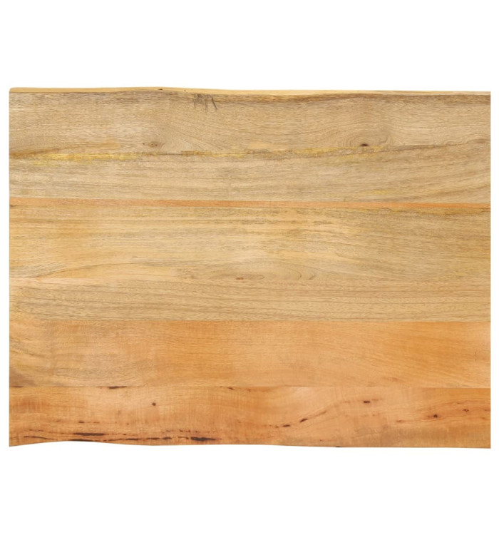 Dessus de table 90x60x3,8 cm bord vivant bois massif manguier | Mobilier & Déco