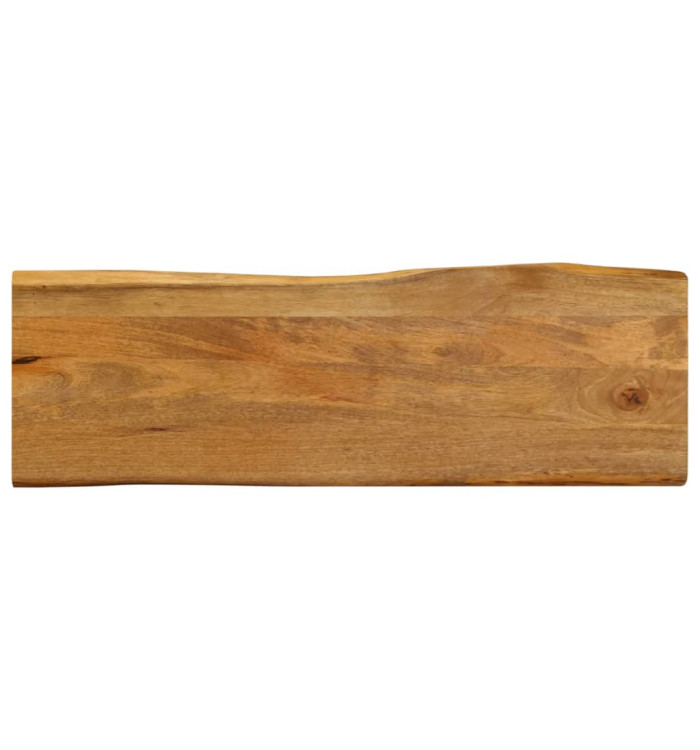 Dessus de table 110x40x2,5 cm bord vivant bois massif manguier | Mobilier & Déco