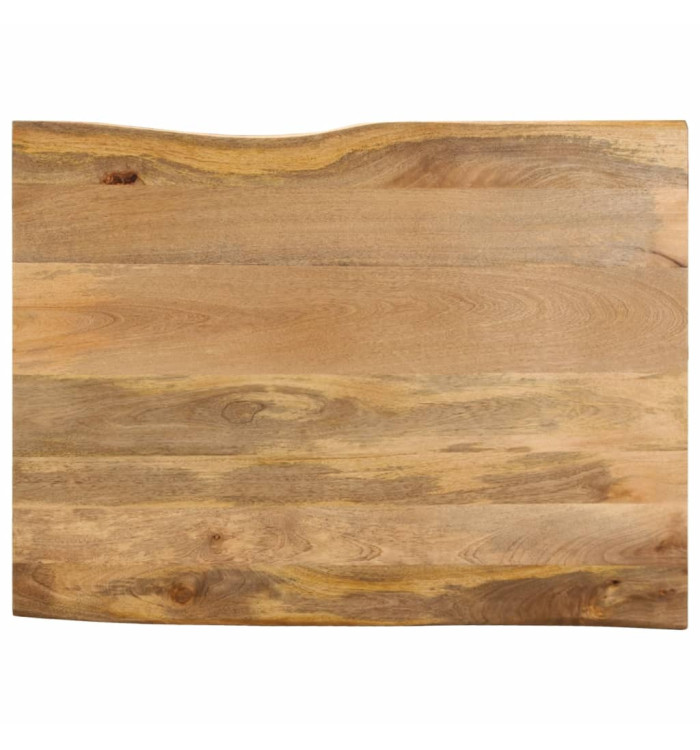 Dessus de table 100x80x3,8 cm bord vivant bois massif manguier | Mobilier & Déco
