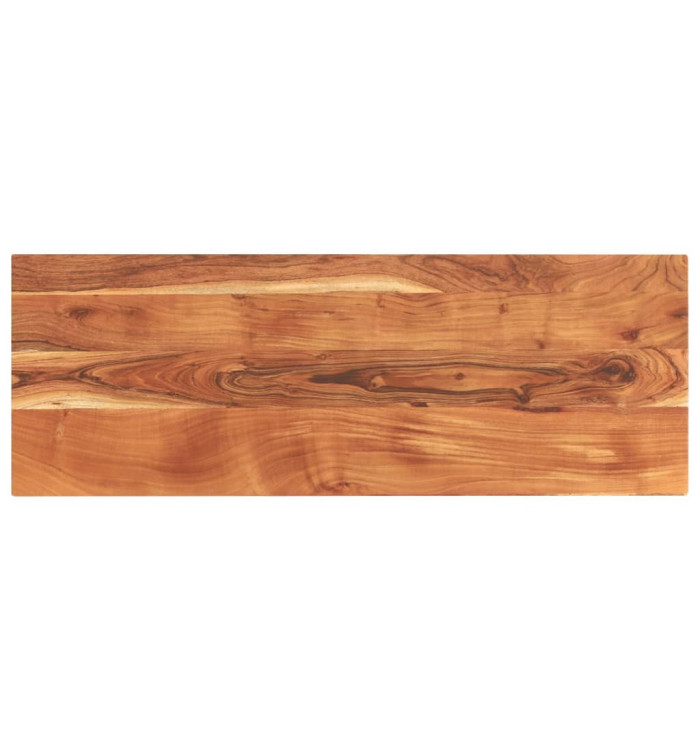 Dessus de table 140x60x3,8cm rectangulaire bois massif d'acacia | Mobilier & Déco