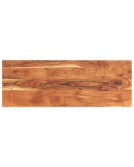 Dessus de table 140x60x3,8cm rectangulaire bois massif d'acacia | Mobilier & Déco