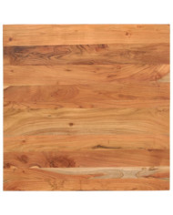 Dessus de table 80x80x3,8 cm carré bois massif d'acacia | Mobilier & Déco