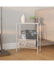 Porte-revue Argenté 35x15x45 cm Acier | Mobilier & Déco