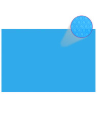 Bâche de piscine rectangulaire 300 x 200 cm PE Bleu | Mobilier & Déco