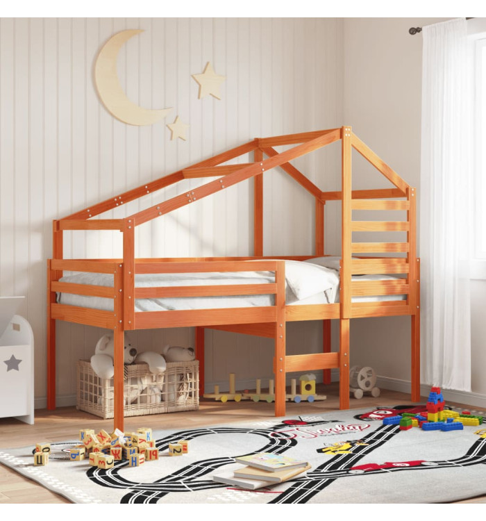 Toit de lit pour enfants 198x87x113 cm bois de pin massif | Mobilier & Déco