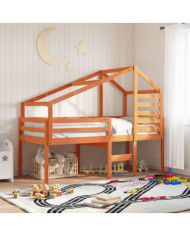 Toit de lit pour enfants 198x87x113 cm bois de pin massif | Mobilier & Déco