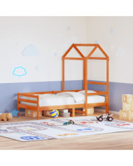 Toit de lit pour enfants 118x70x176,5 cm bois de pin massif | Mobilier & Déco